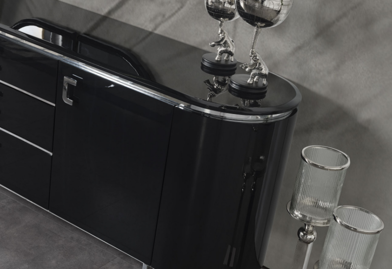 <p>TESLA SİYAH YEMEK ODASI</p>
