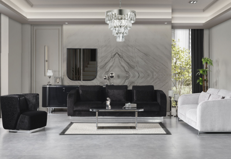 <p>TESLA SİYAH KOLTUK TAKIMI</p>
